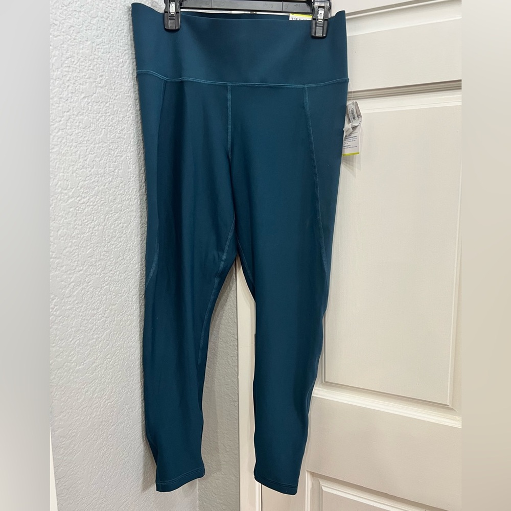 Old Navy NWT Active Teal Compression Sculpt Leggings
